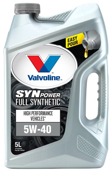 Valvoline Full Synthetic SynPower Engine Oil 5W-40 5L 1155.05