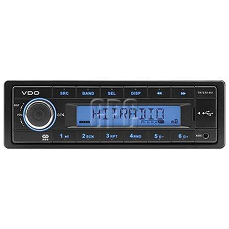 VDO Radio Tuner 24V 4x15W w/AM/FM/USB/AUX/MP3/WMA 101.271