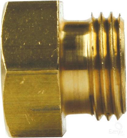 VDO Adaptor Brass Internal Thread 1/8in.-27NPTF External Thread 5/8in.-18UNF 20mm Long 320.052
