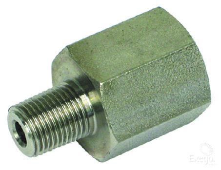 VDO Adaptor SS Internal Thread 1/8in.-27NPT External Thread M12x1.25 320.076