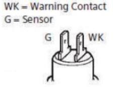 VDO Temperature Sender Switch M14x1.5 120deg C SW 40mm Long 323803001013D