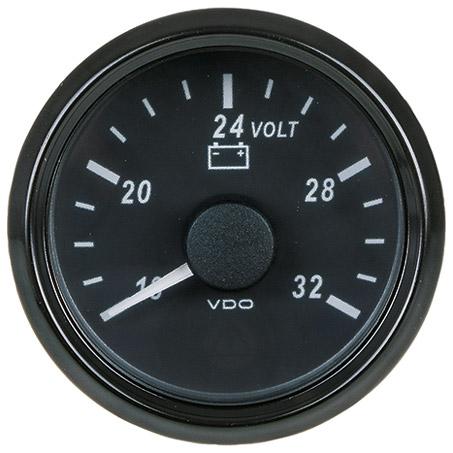 VDO Voltmeter Gauge 16-32V 52mm Round A2C3832780030