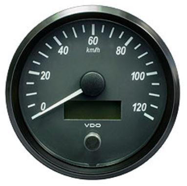 VDO Speedometer 0-120km 100mm Round A2C3832860030