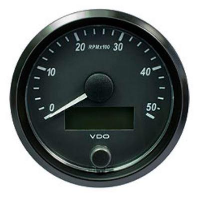 VDO Tachometer Elec 0-5000 RPM 80mm Round A2C3833000030