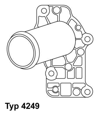 WAHLER Thermostat Housing 4249.83D