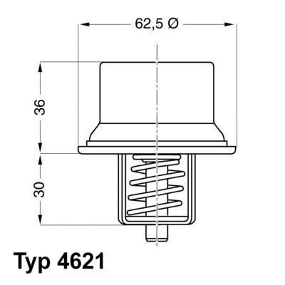 WAHLER Thermostat 4621.80D