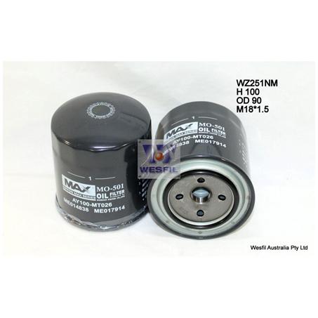 Wesfil Oil Filter Mitsubishi WZ251NM