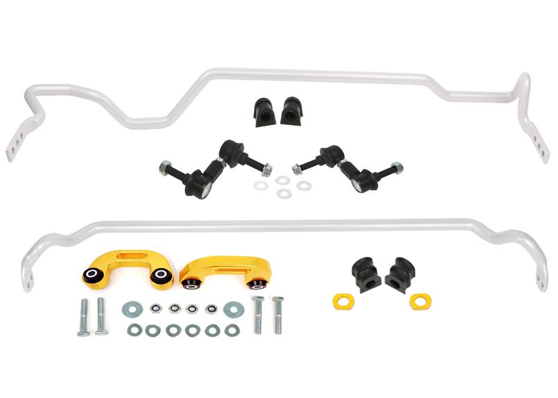Whiteline BSK007 Sway Bar Kit Front & Rear fits Subaru WRX & STI Sedan 2002-07