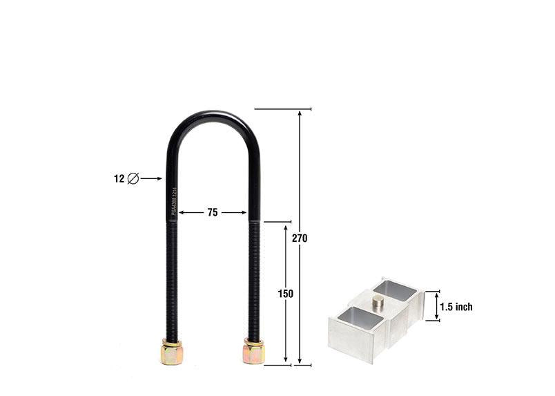 Whiteline KLB101-15 Lowering Blocks 1.5
