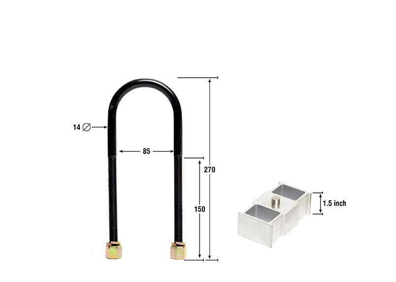 Whiteline KLB108-15 Lowering Blocks 1.5