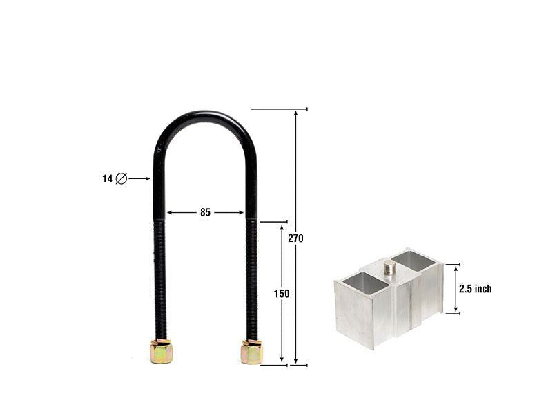 Whiteline KLB109-25 Lowering Blocks 2.5