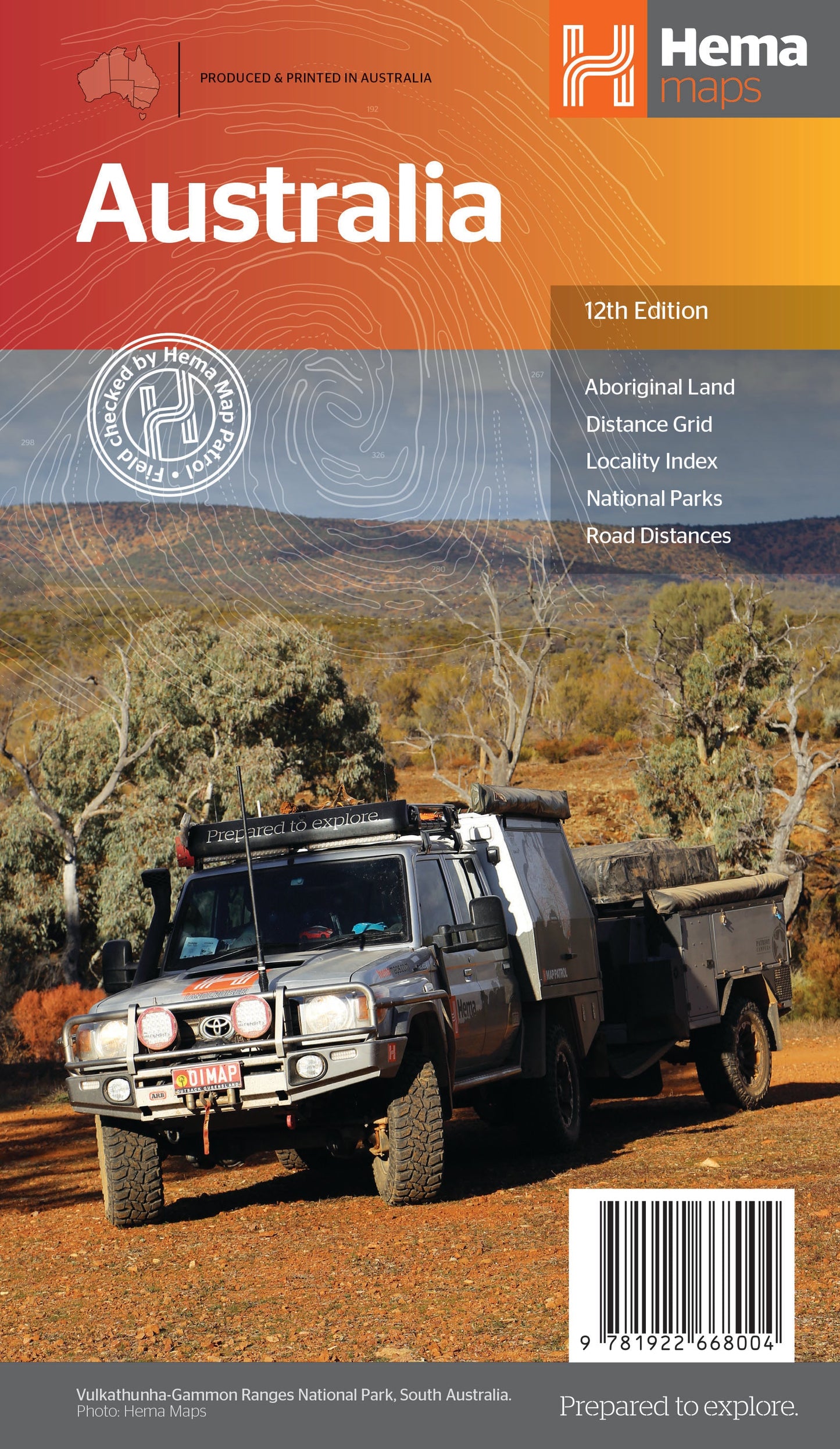 HEMA Australia Large Map