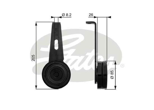 Gates Engine Idler Pulley 36059