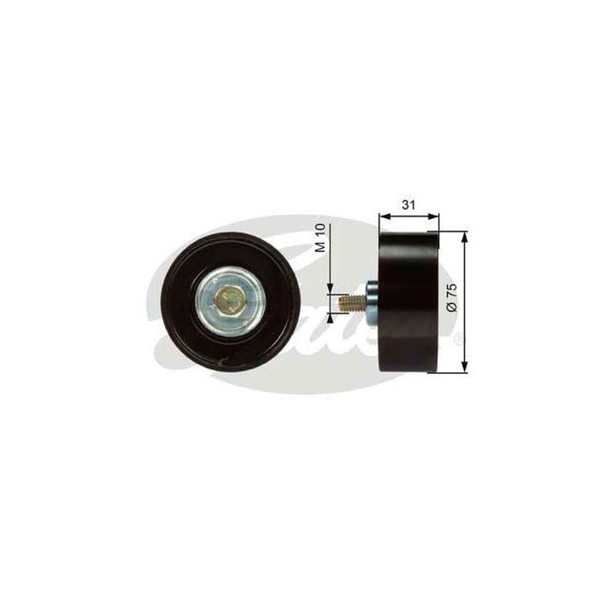 Gates Engine Idler Pulley 36306