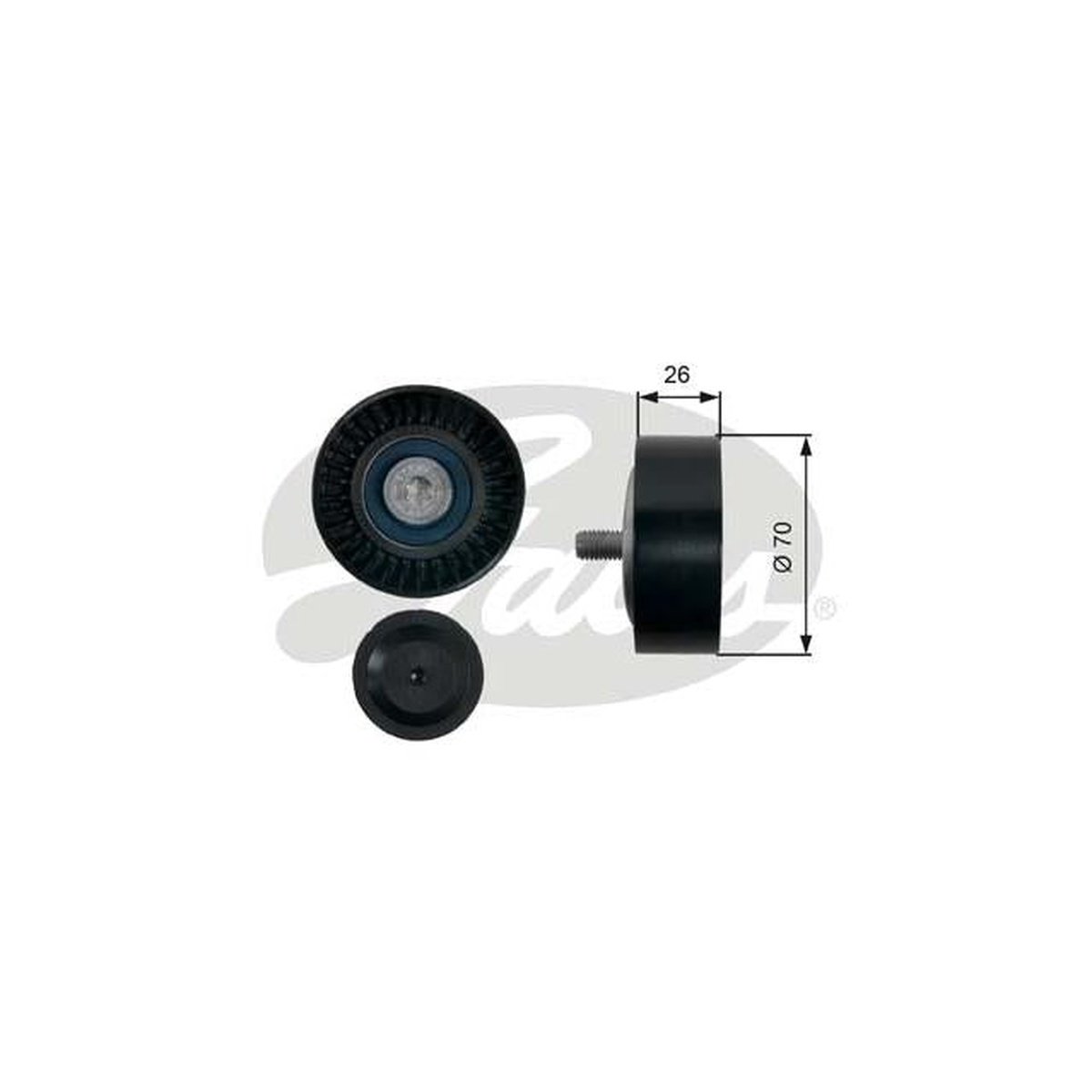 Gates Engine Idler Pulley 36483