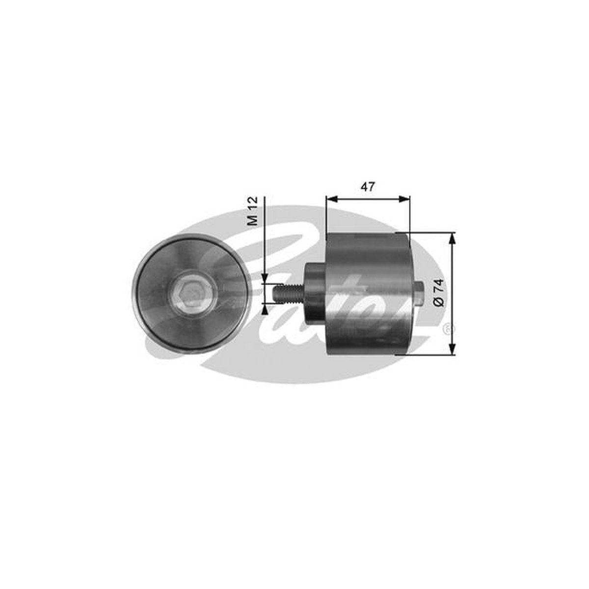 Gates ABDS Idler Pulley 36637