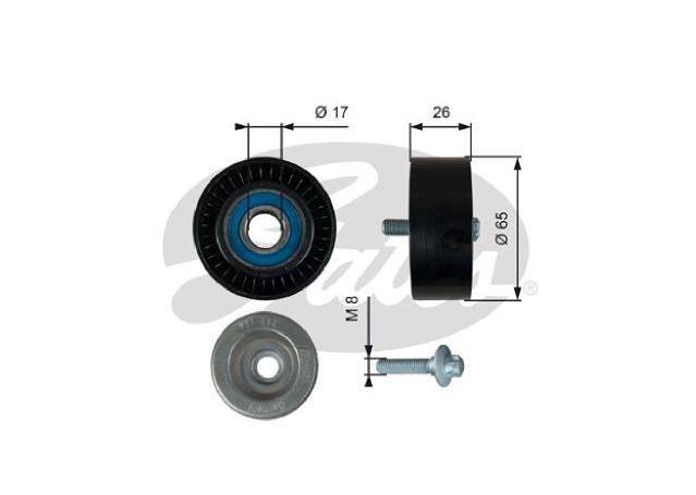 Gates ABDS Idler Pulley 36764
