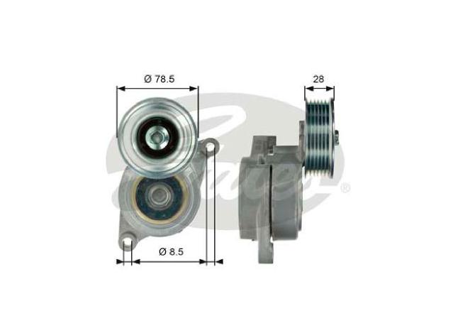 Gates ABDS Manual Tensioner 39103