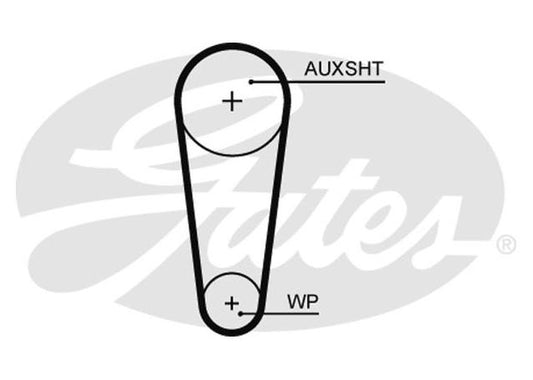 Gates PowerGrip Timing Belt T1687