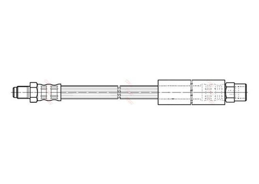 TRW Brake Hose Front PHB177