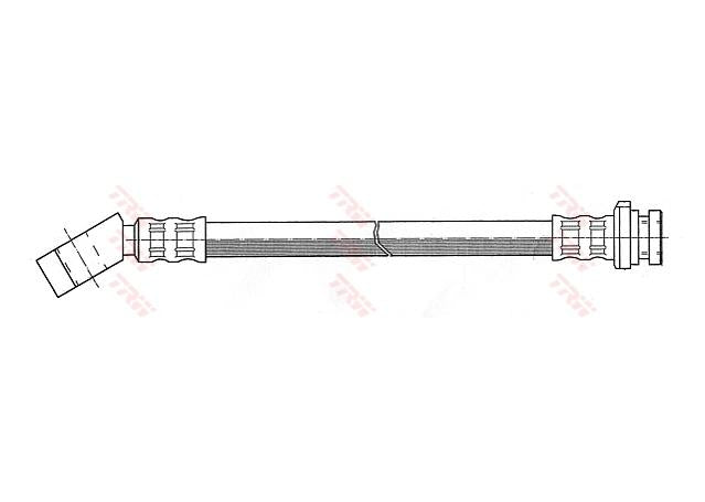 TRW Brake Hose Front RH PHD383