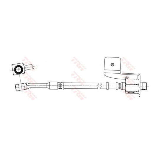 TRW Brake Hose Rear LH PHD7014