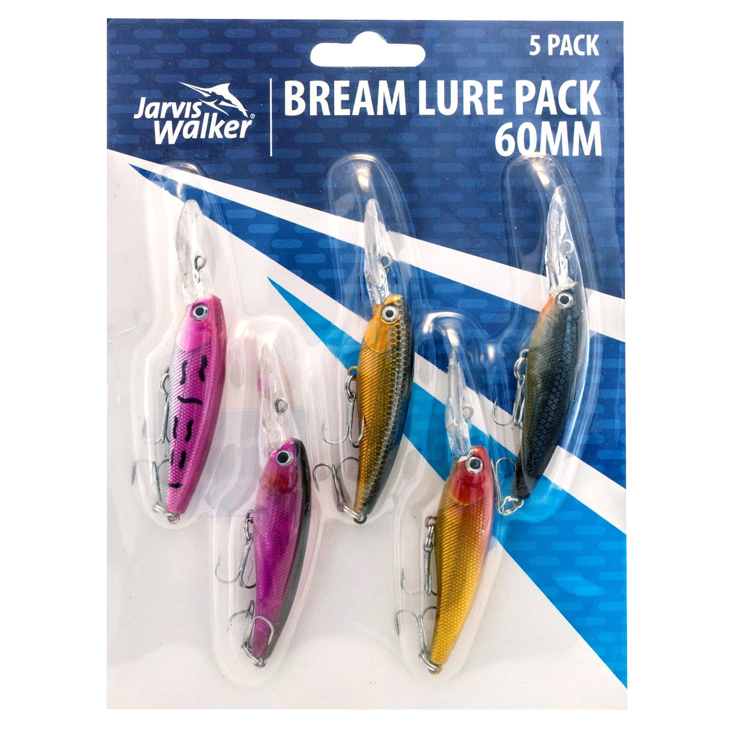 Jarvis Walker Bream Hard Body Lure 60mm 5Pk 330005