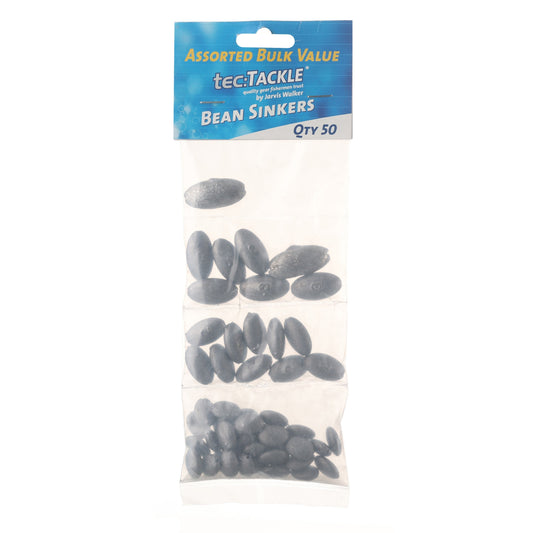 Jarvis Walker Bean Sinkers 50Pc Asst 36584