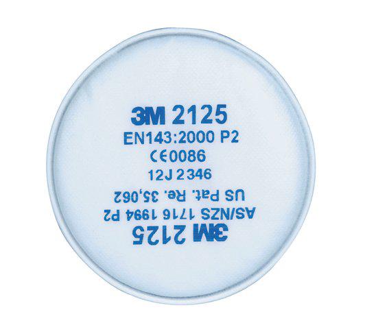 3M Particulate Filter 2125 P2 (Pk of 2) 70071486180