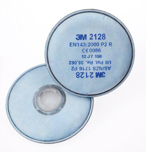 3M Particulate Filter 2128 GP2 w/Nuisance Level Organic (Pk of 2) 70071486198
