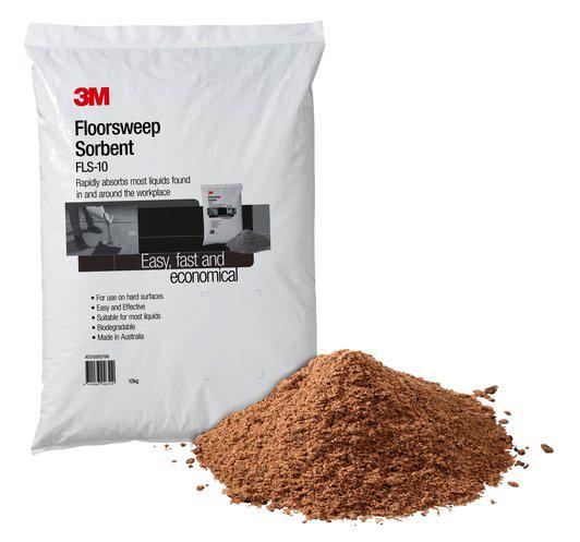 3M Floorsweep Biodegradable Sorbent FLS-10 10kg AT010583766