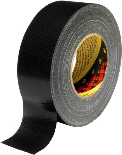 3M Extra HD Duct Tape w/Rayon Cloth Backing Black 50mm x 50m AT010592858