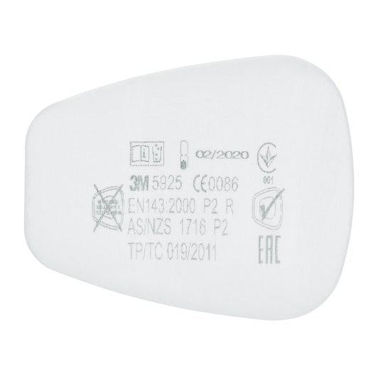 3M Particulate Filter for Dust 5925 P2 R (Pk of 2) TI551152299