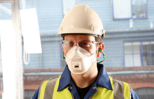 3M Aura Disposable Respirator Particulate Flat Cool Flow Valve 9312A+ P1 (Pk of 10) XA010017870
