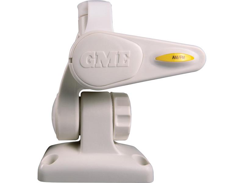 GME Double Swivel Antenna Base White
