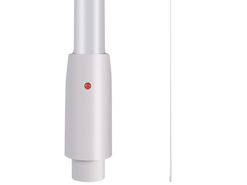 GME 27MHz Detachable Whip White 2.4m