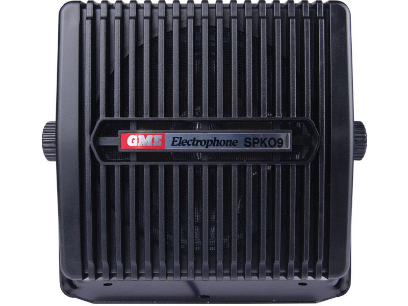 GME 4 Ohm Extension Speaker w/ Lead & Plug Black SPK09