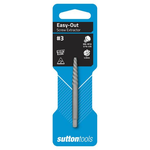 Sutton Screw Extractor Easy-Out #3 M8-M10 5/16-3/8in. Bolt EX3(363 731 003)
