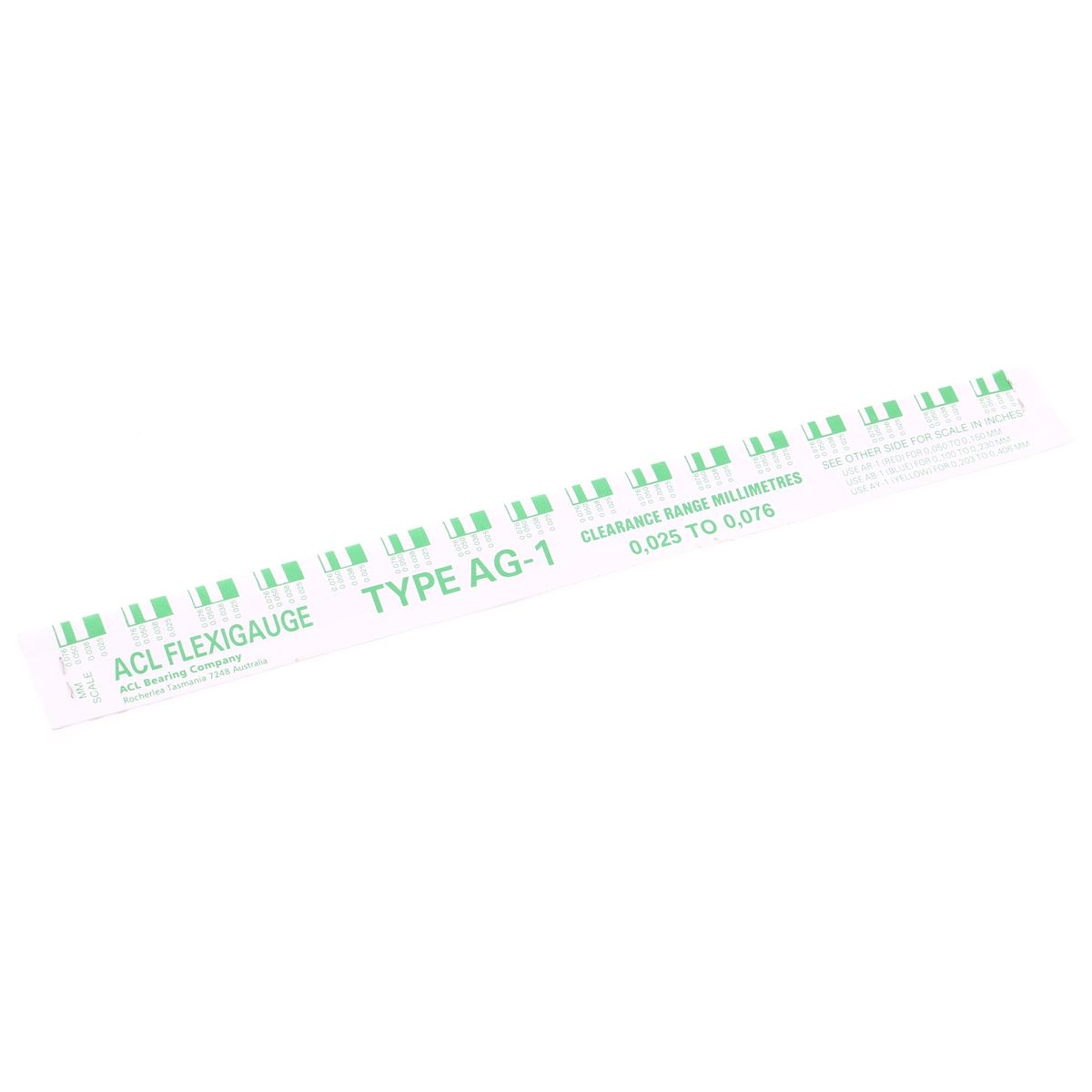 ACL Flexigauge Plastigauge (Green) 0.025-0.076mm AG-1