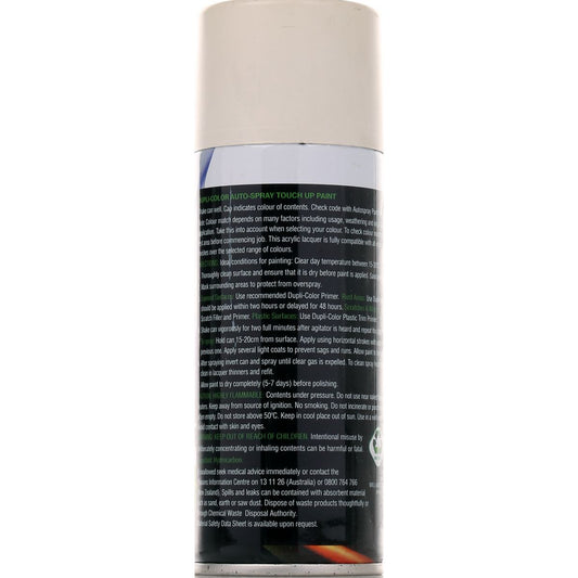 Dupli-Color Automotive Aerosol Spray Paint Polar White 150g DSF03