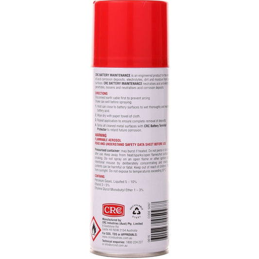 CRC Battery Maintenance Aerosol Spray 300g