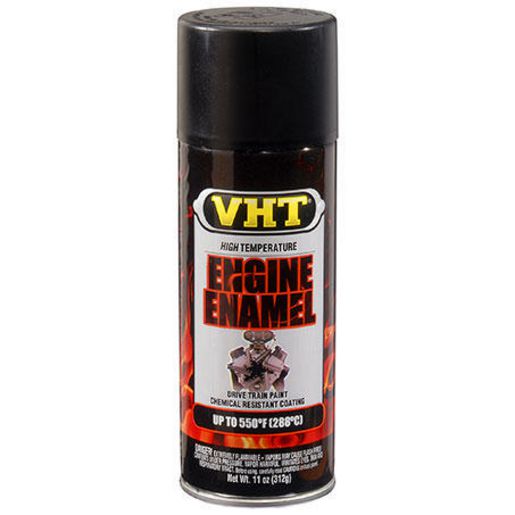 VHT Aerosol Spray Engine Enamel Paint Flat Black 312g SP130