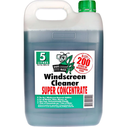 Bars Bugs Windscreen Cleaner Super Concentrate 5L BB5L-SC