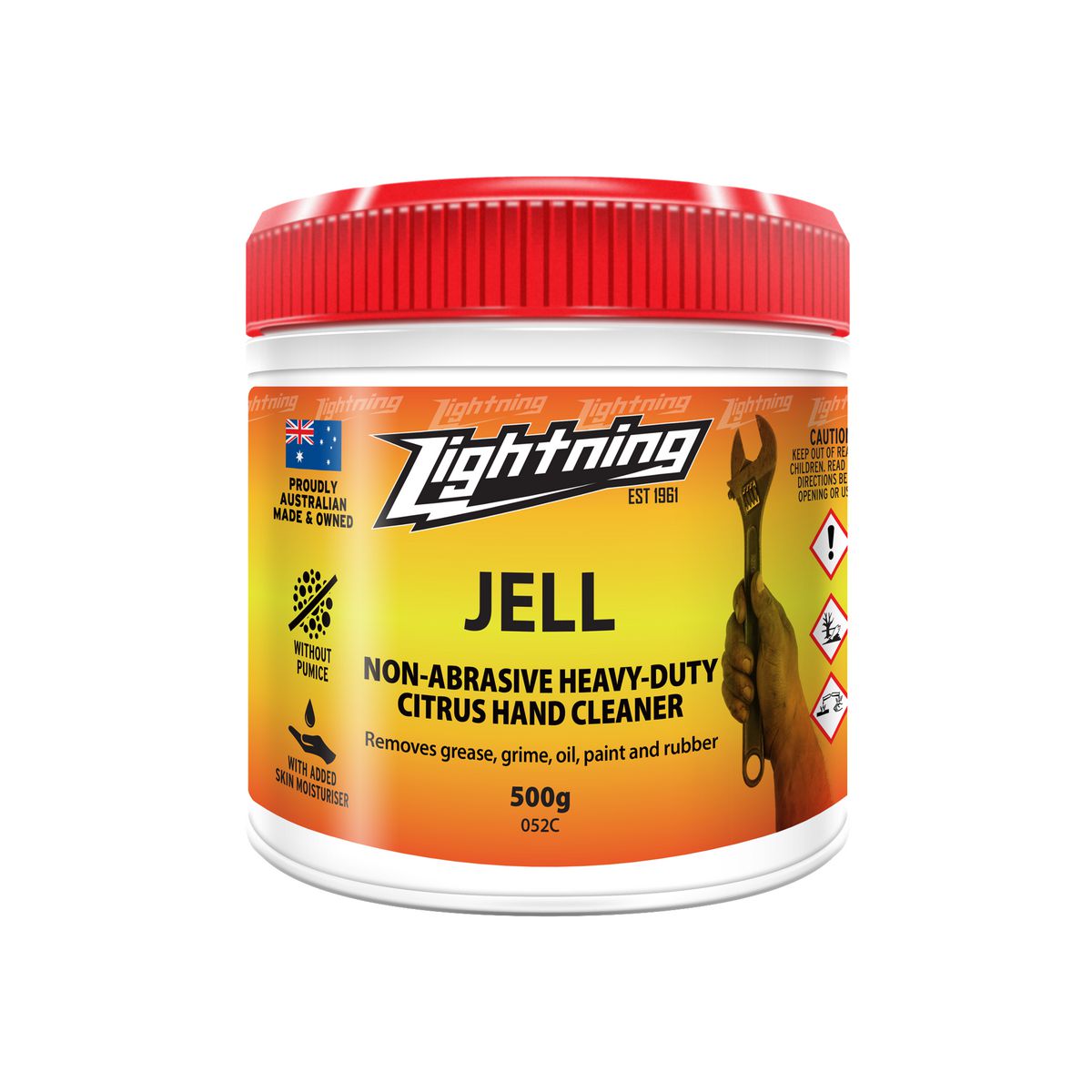 Lightning Jell Hand Cleaner 500g 052C