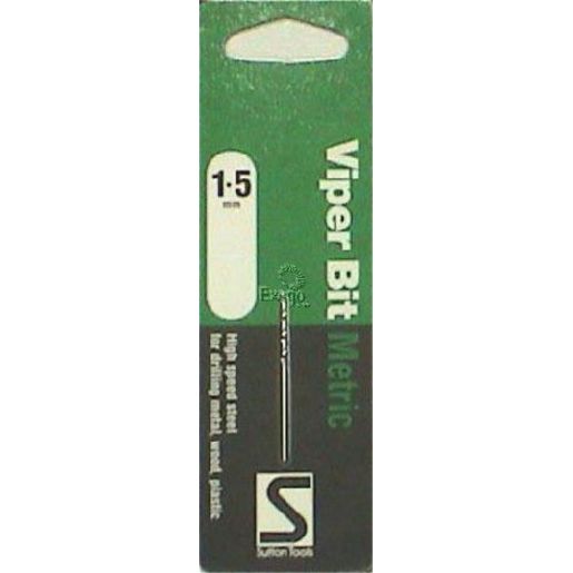 Sutton Jobber Drill Bit Viper HSS 1.5x40mm S/P HSP150