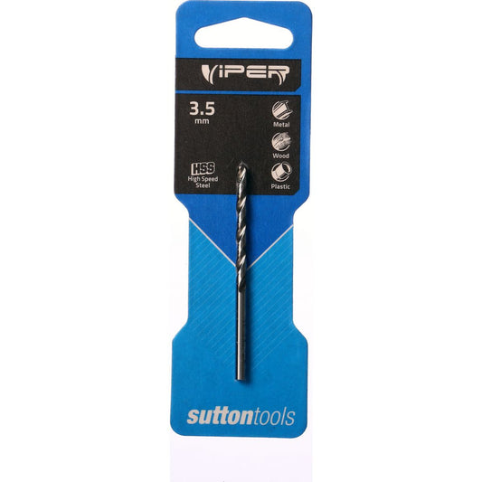 Sutton Jobber Drill Bit Viper HSS 3.5x70mm S/P HSP350
