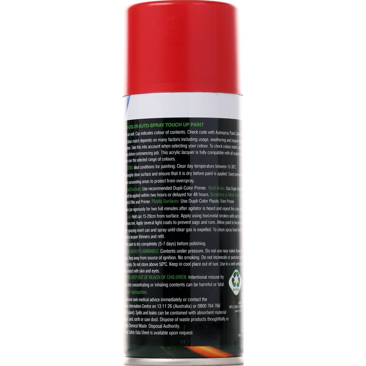 Dupli-Color Automotive Aerosol Spray Paint Beacon Red 150g DSD28