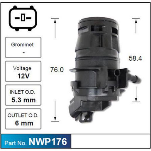 NICE Windscreen Washer Pump NWP176