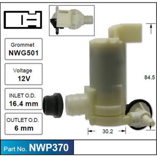 NICE Windscreen Washer Pump NWP370