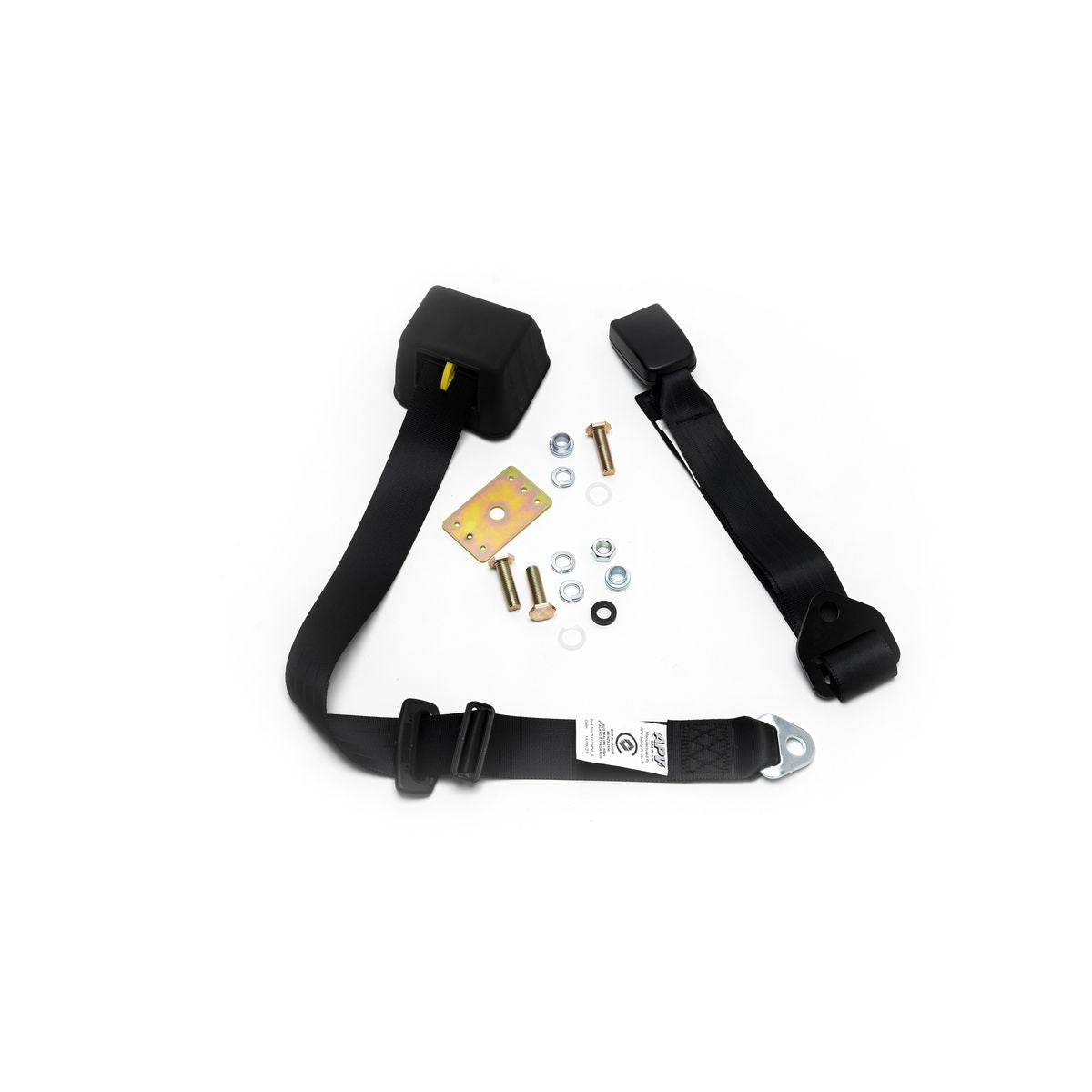 APV Seat Belt 0/0 Horizontally Mounted On Shelf-Adjustable Webbing K2256